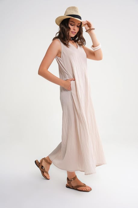 V-hals Maxi Jurk - Image 4