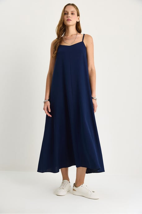 Maxi V-hals Jurk - Image 4