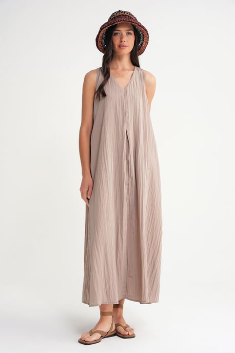 V-hals Maxi Jurk - Image 3