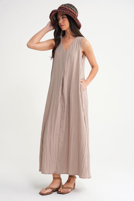 V-hals Maxi Jurk - Image 4