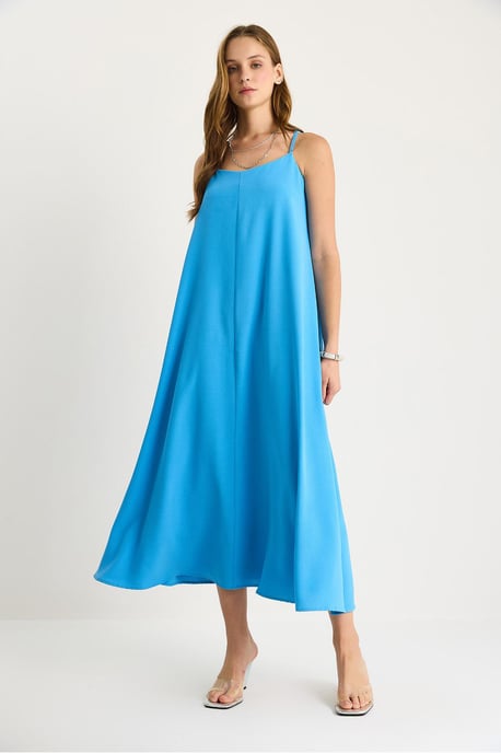 Maxi V-hals Jurk - Image 3