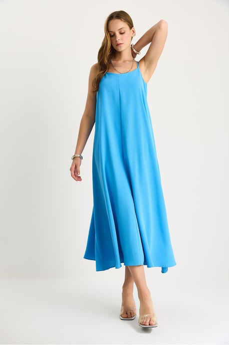 Maxi V-hals Jurk - Image 4