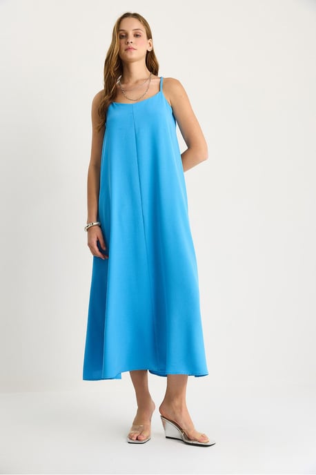 Maxi V-hals Jurk - Image 5