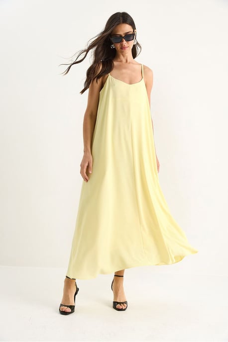 Maxi V-hals Jurk - Image 3