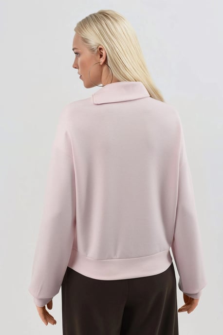 Ontspannen Pasvorm Ritskraag Sweatshirt - Image 3
