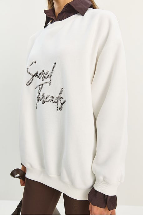 Geborduurd Crew Neck Sweatshirt - Image 5