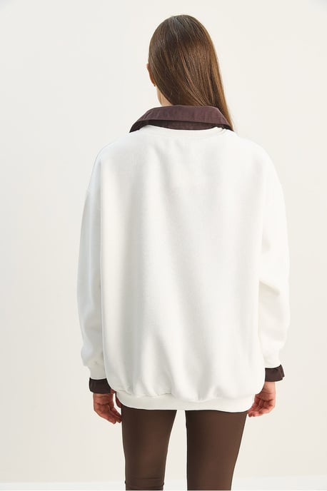 Geborduurd Crew Neck Sweatshirt - Image 6