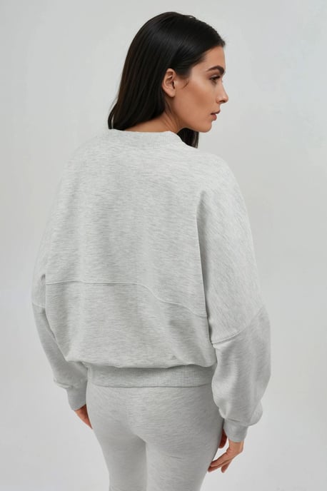 Ontspannen Pasvorm Volledige Rits Sweater - Image 2