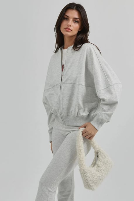 Ontspannen Pasvorm Volledige Rits Sweater - Image 3