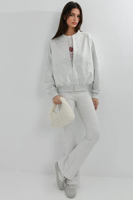 Ontspannen Pasvorm Volledige Rits Sweater - Image 4