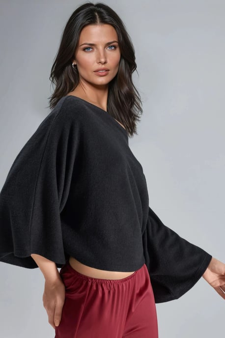 Losse Fit Gebreide Blouse - Image 2