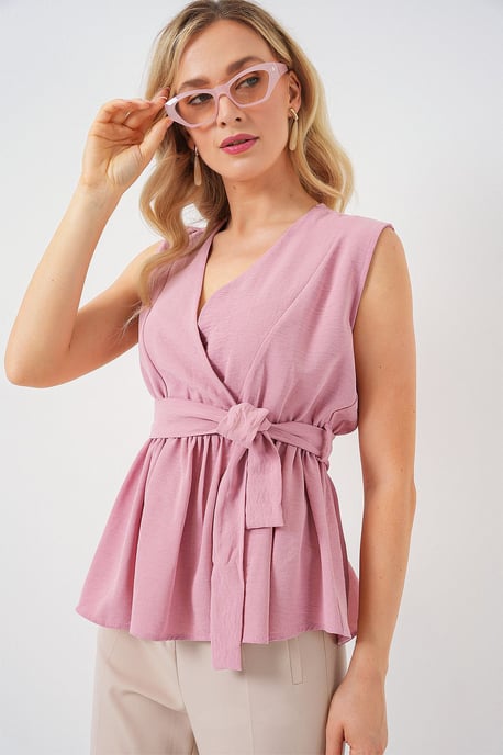 V-ringad Slips Knut Blus - Image 3