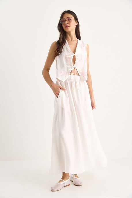 Blouse-Rok Co-ords met Striksluiting - Image 2