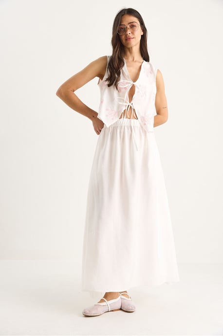 Blouse-Rok Co-ords met Striksluiting - Image 4