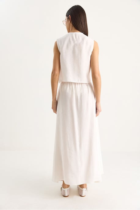 Blouse-Rok Co-ords met Striksluiting - Image 6
