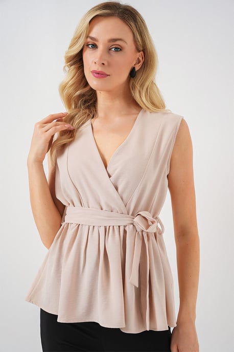 V-ringad Slips Knut Blus - Image 4