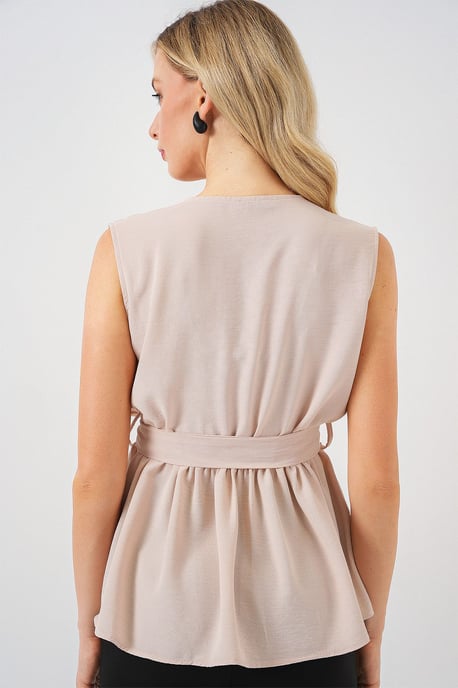 V-ringad Slips Knut Blus - Image 6