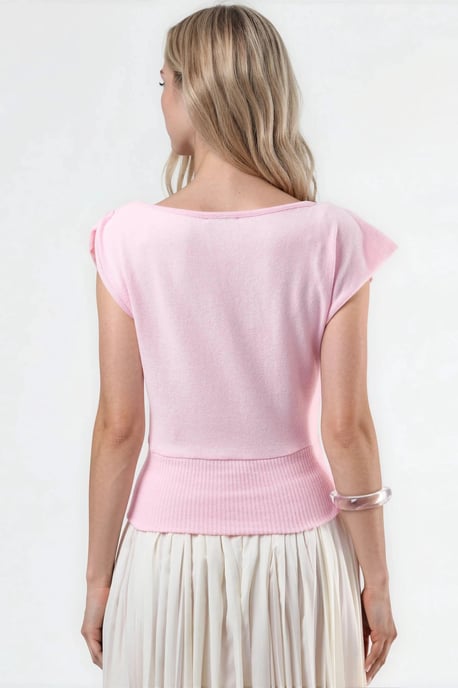 Båtringad Ribbade Blus - Image 3