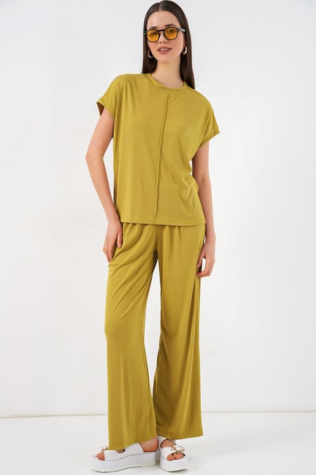 Ontspannen Pasvorm Crew Neck Blouse - Image 3