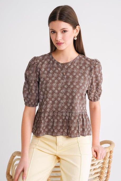 Rokende Mouwen Blouse - Image 1