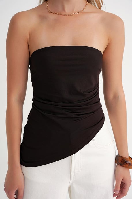 Strapless Gelaagde Blouse - Image 4