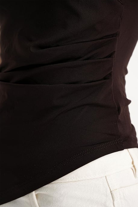 Strapless Gelaagde Blouse - Image 5