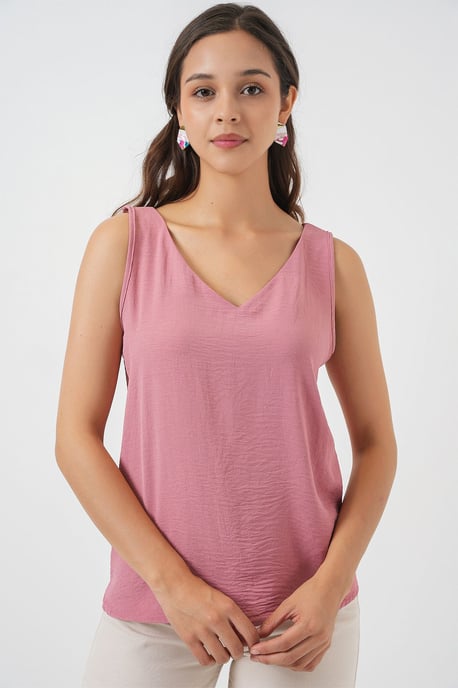 V-hals Pull-On Blouse - Image 3