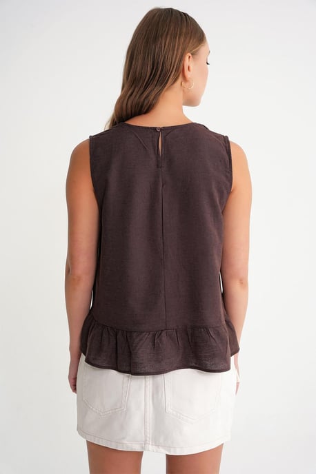 Ronde Hals Blouse met Strikdetail - Image 6