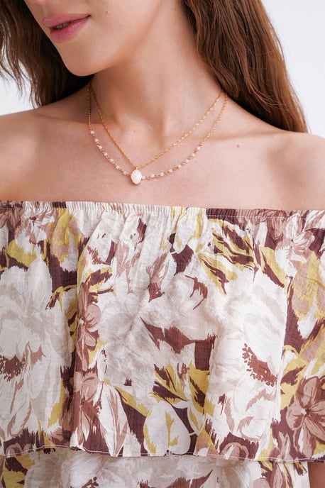 Bloemenprint Off Schouder Blouse - Image 6
