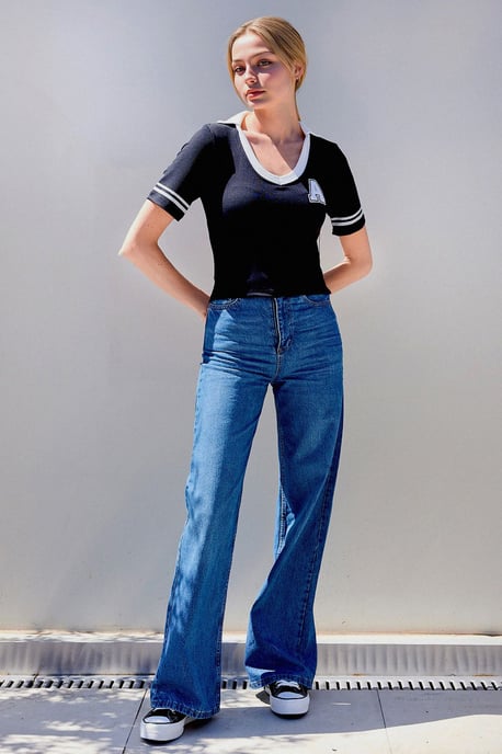 Geborduurd Poloshirt met Geweven Stof - Image 3