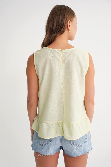Crewneck Blouse met Strikdetail - Image 6