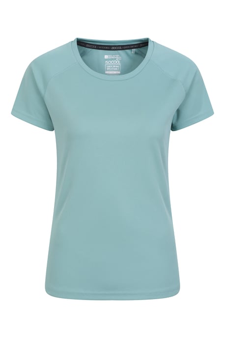 'Endurance' Women's IsoCool T-Shirt Sun Protection Breathable Tee Pale Green - Image 5