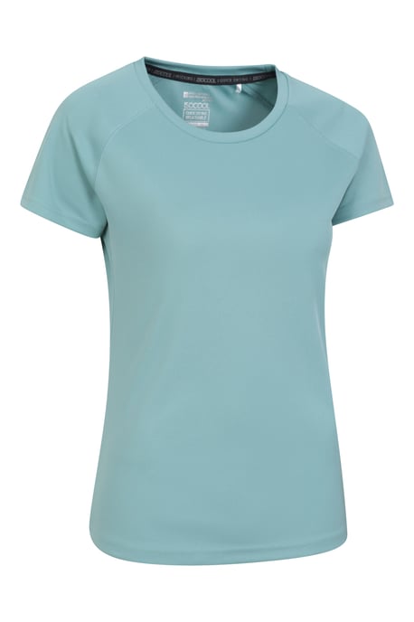'Endurance' Women's IsoCool T-Shirt Sun Protection Breathable Tee Pale Green - Image 6