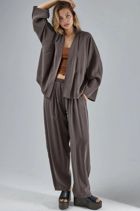Lange Mouwen Losse Pasvorm Kimono - Image 6