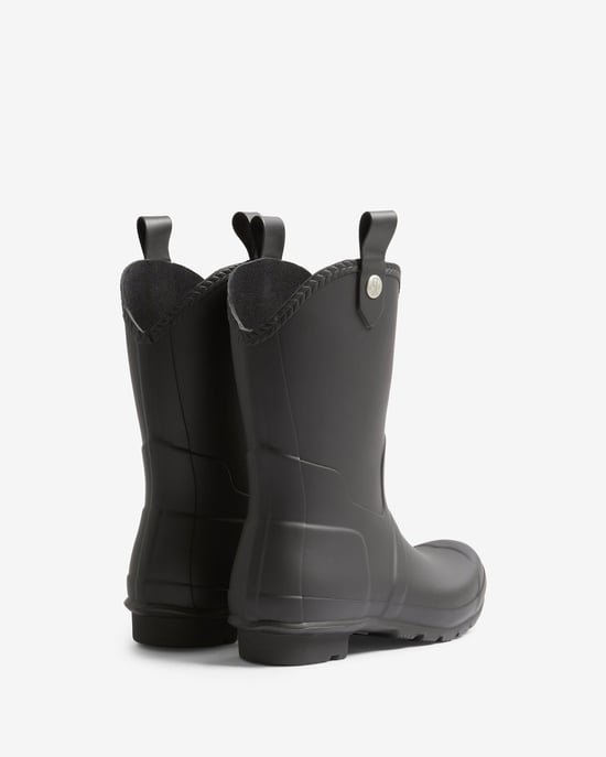 Hunter Original Cowboy Rubberen Zwarte Gummlaarzen Voor Dames - Image 2