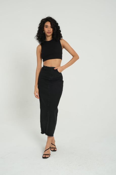 Crew Neck Basickort Topp - Image 1