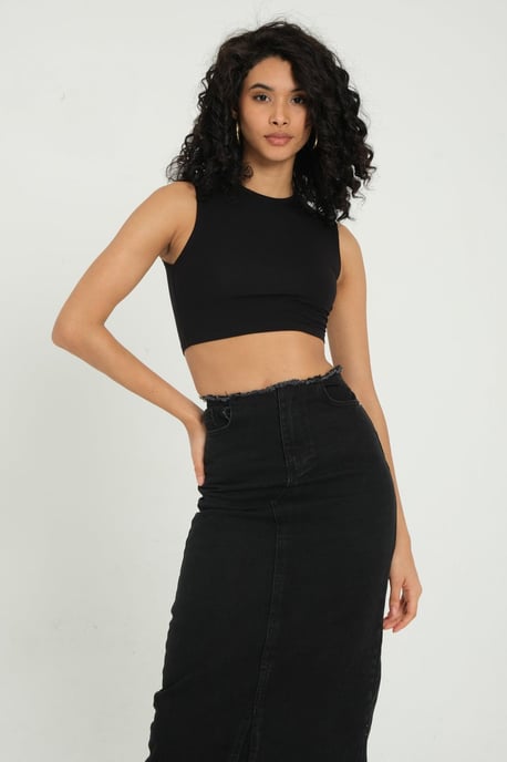 Crew Neck Basickort Topp - Image 2