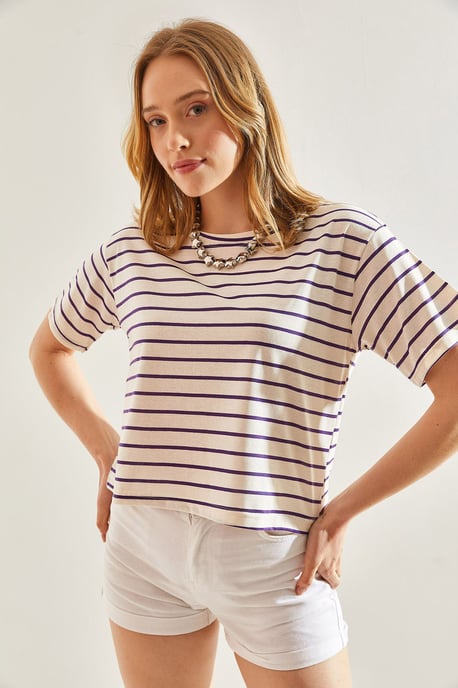 Randig Boxy Crop Top - Image 5