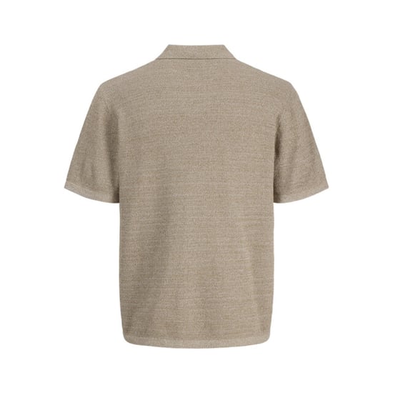 Jack & Jones Jjegeorge knit polo split neck zand - Image 2