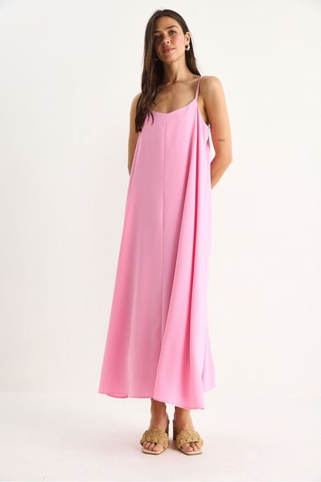Maxi V-hals Jurk - Image 3