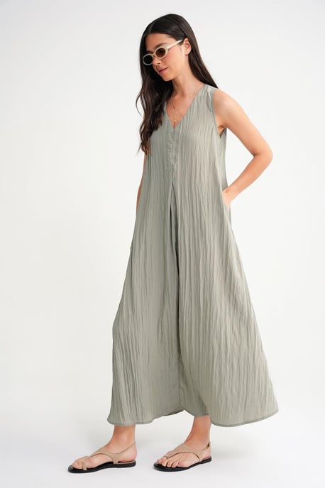 V-hals Maxi Jurk - Image 3