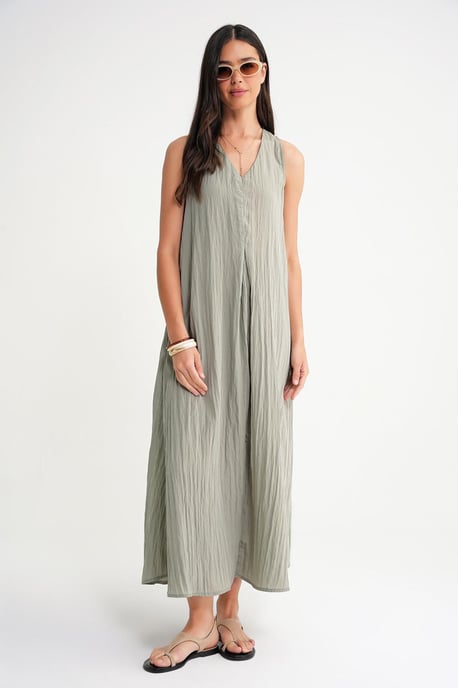 V-hals Maxi Jurk - Image 4