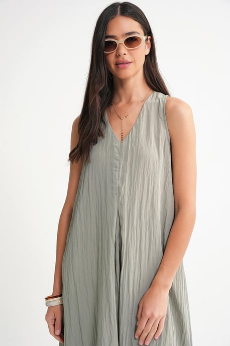 V-hals Maxi Jurk - Image 5