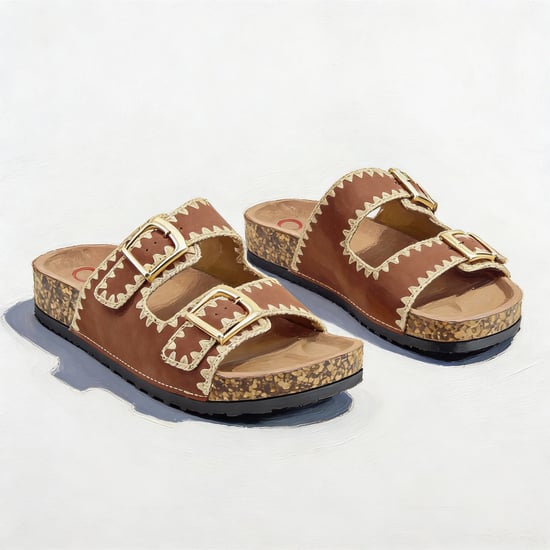 Heavenly Feet Sandy Womens Mules Sandals Bark - Image 5