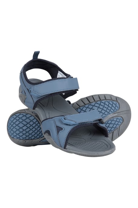 'Andros' Women's Sandals Touch Strap Fastening Everyday Shoes Dark Blue - Image 1