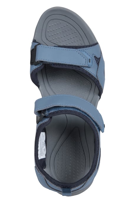 'Andros' Women's Sandals Touch Strap Fastening Everyday Shoes Dark Blue - Image 5