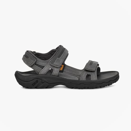 Teva Hudson Mens Ankle Strap Sandals Dark Gull Grey - Image 1