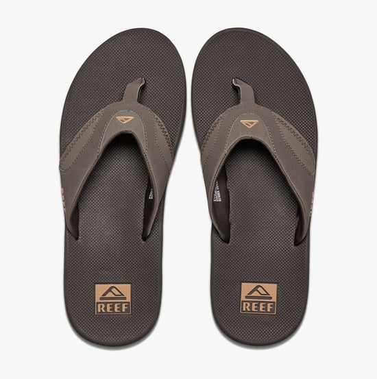 Reef Fanning zwart heren slipper - Image 1