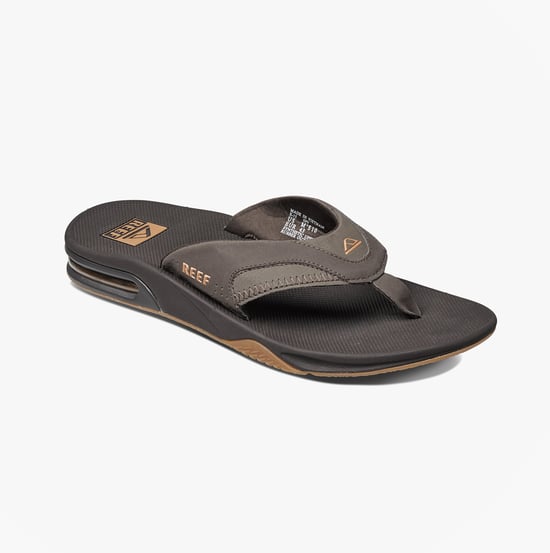 Reef Fanning zwart heren slipper - Image 3