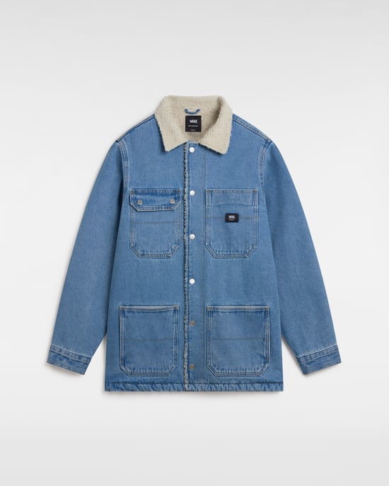Drill Chore Denim Sherpa Coat - Image 1
